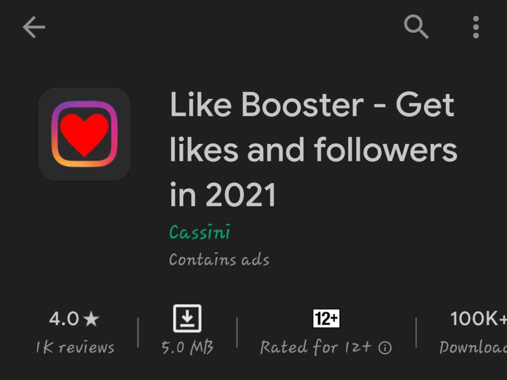 Like Booster 2021 App