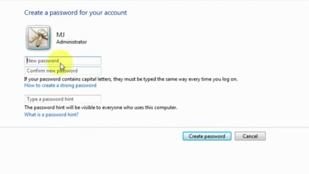 Windows 7 me password kaise lagaye