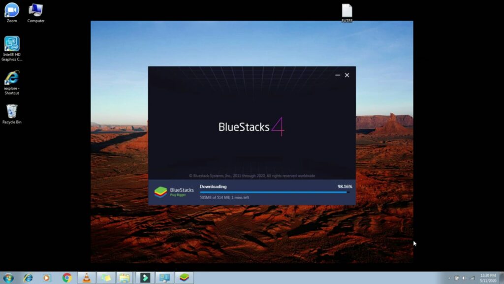 Install Blue stacks in computer